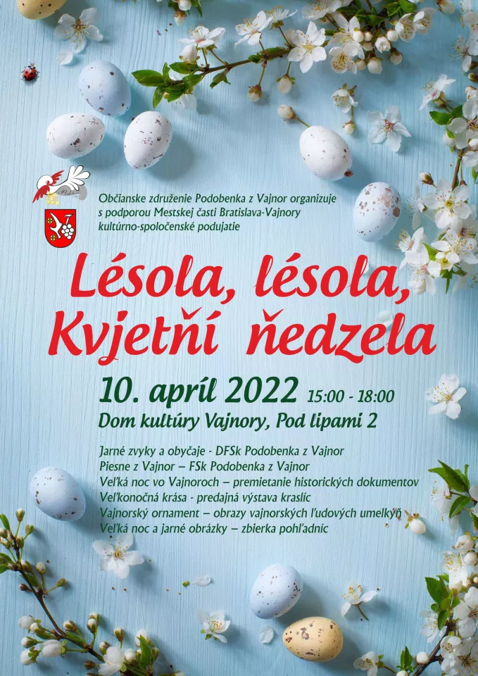 Kvetná nedeľa vo Vajnoroch 10. apríla 2022