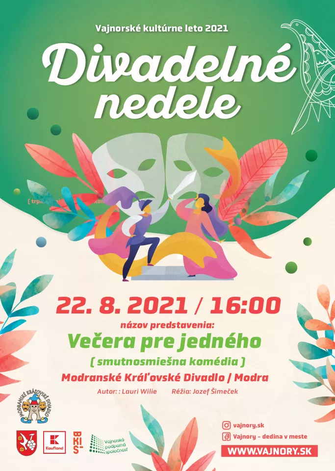  Divadelné nedele: Večera pre jedného